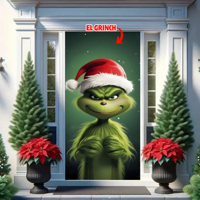 🎅🏻Puertafest™: La funda navideña que transforma tu puerta al instante🚪