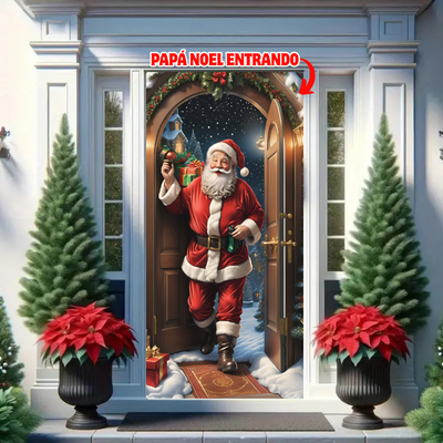 🎅🏻Puertafest™: La funda navideña que transforma tu puerta al instante🚪