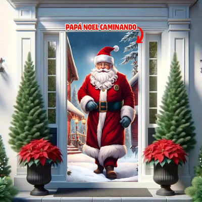 🎅🏻Puertafest™: La funda navideña que transforma tu puerta al instante🚪