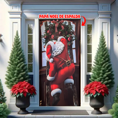 🎅🏻Puertafest™: La funda navideña que transforma tu puerta al instante🚪