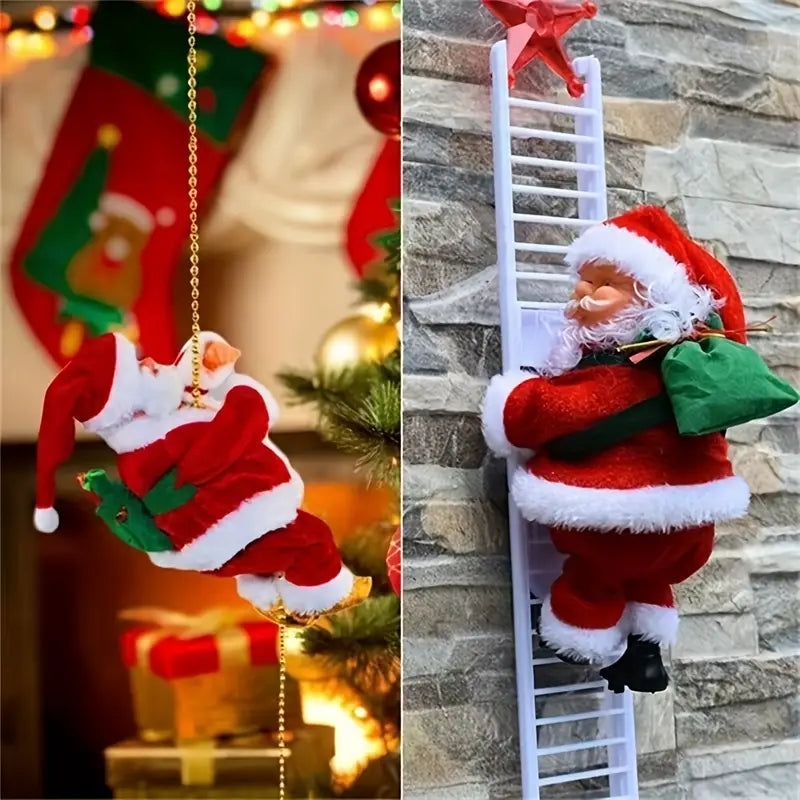 🎅🏻Santa Claus Escalador – La Magia Navideña que Cobra Vida en tu Hogar🎄
