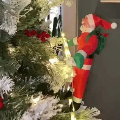 🎅🏻Luces LED de Escalera con Santa Claus – ¡La Navidad Más Brillante de Tu Hogar!🪜