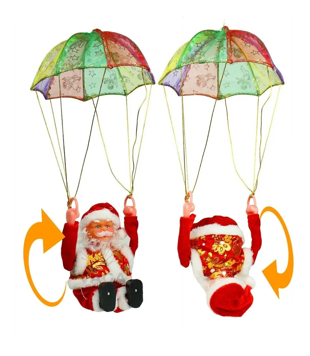 ✨ Papá Noel en Globo con Movimiento Giratorio – La decoración que roba todas las miradas ✨